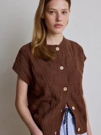 Perla cardigan nut