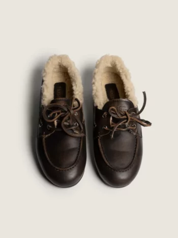 Posa loafer brushed leather teddy