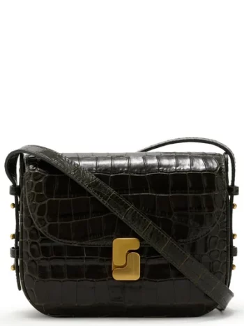 Sac Belissima smal croco green