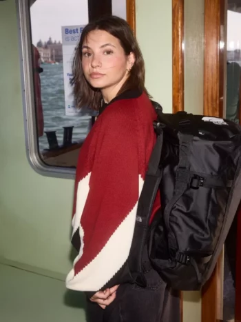 Lana bomber cardigan